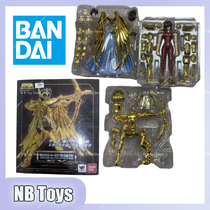 

In Stock Bandai Model Saint Cloth Myth Gold Ex 2.0 Sagittarius Aiolos Action Figure Toy Toy Collection Gift