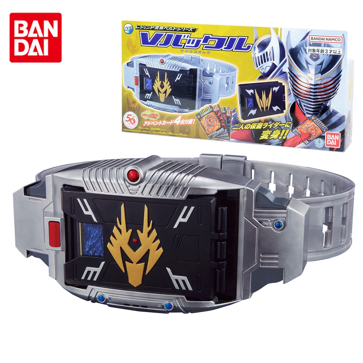 Bandai Original Masked Rider Ryuki Legend Transformation Belt Series V Buckle Anime Action Figures  Toys For Boys Birthday Gifts