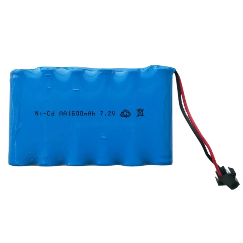 7.2V 1600mAh NI-CD Battery for Toy Guns, Robots, RC Toy Cars, Tanks, Trains, Boats High Quality Replacement Battery
