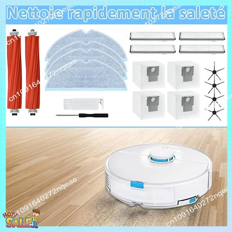 

N08R Accessories Replacement Parts For Xiaomi Roborock S7 S7+ S7 Plus S7 Maxv Plus Ultra T7 T7S T7 Plus T7S Plus,Main Brushes