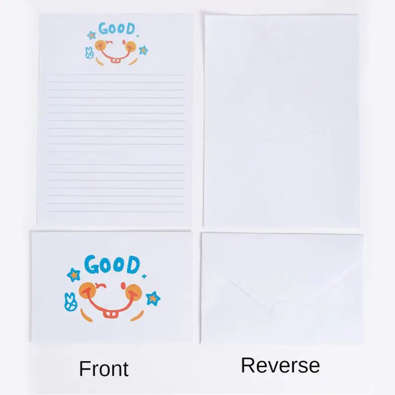 1Pcs Cute Kraft Paper Envelope Happy Letter Graffiti Envelope Nostalgia Art Expression Invitation Card Thanksgiving Day