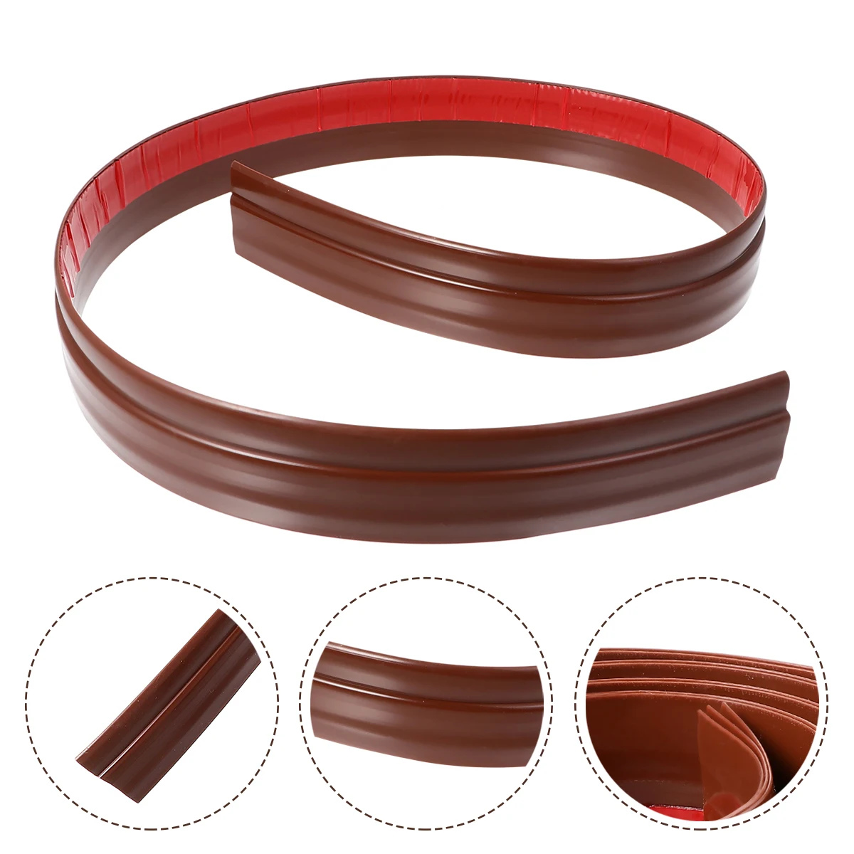 

Silicone Door Bottom Seal Strip Weatherproof Soundproof Insulation Sealing Long Lasting Durable Keep Cut to Length