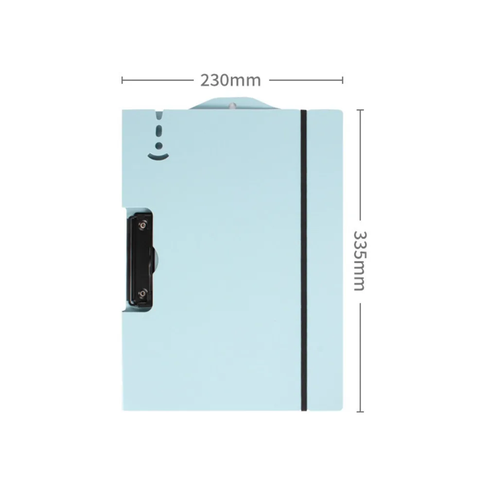 

High Quality Strap Design A4 File Folder Multifunction PP Clipboard Exam Paper Storage Clip Stationery