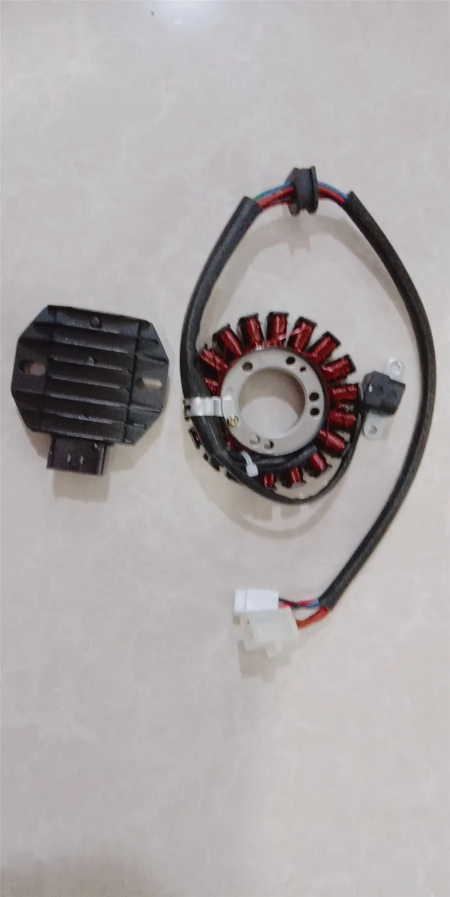 For Suzuki LT-Z400 LTZ400 2003-2008 Voltage Regulator Rectifier Magneto Generator Engine Stator Coil Kit 2