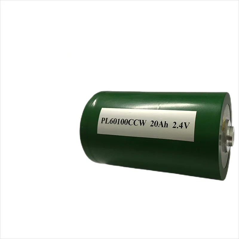 LTO 2.4V 20Ah 60100 Cylindrical LTO Discharge High Safety Lithium Titanate Battery for 12V battery bank pack scooter golfcar