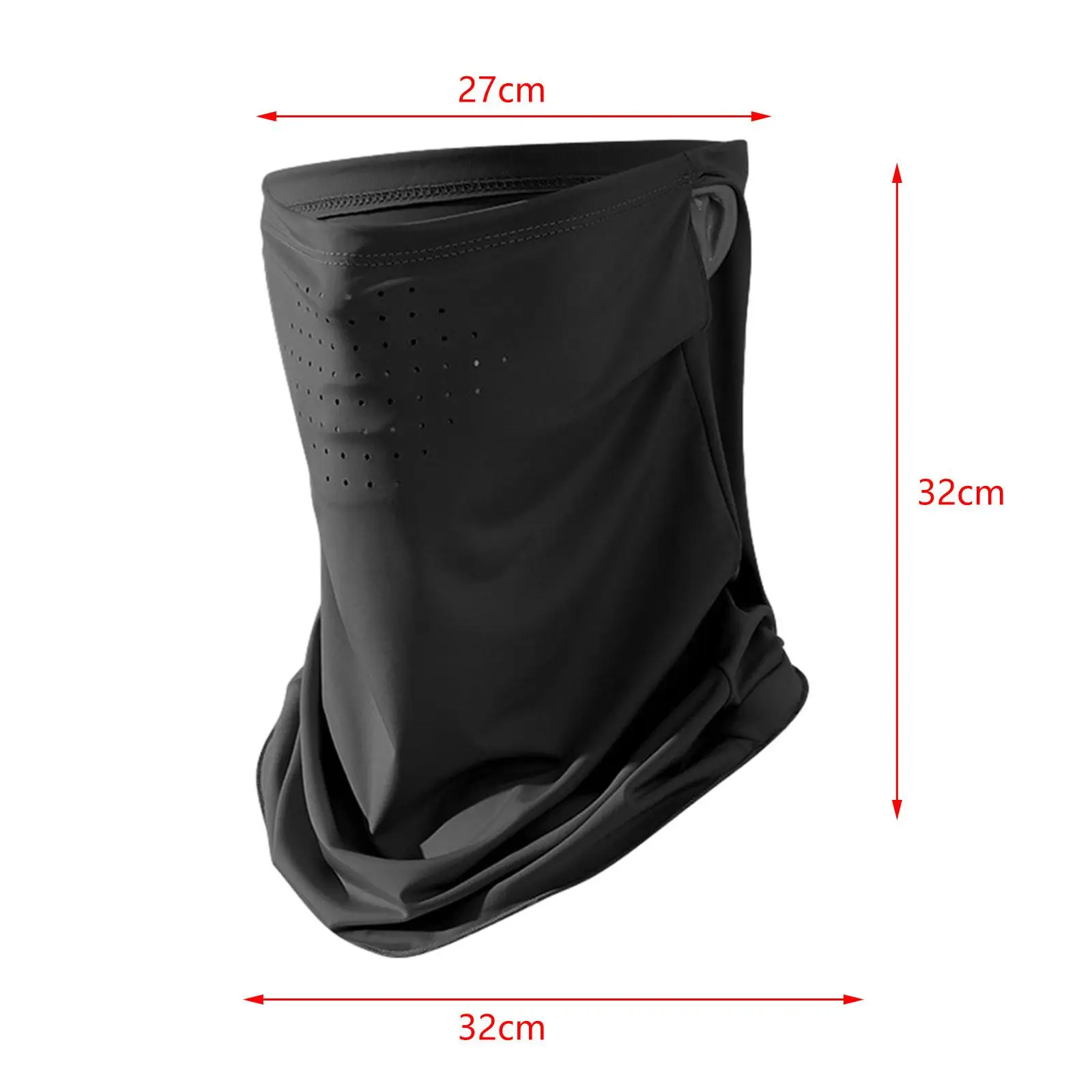 Face Mask Covering Cooling Portable Ice Silk Balaclava Reusable Earloop Neck Gaiter Scarf for Summer Outdoor Sport Men and Women