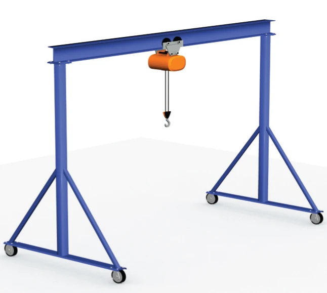 Outdoor Indoor Portable Easy Operate Mini Gantry Crane 1T 2T 3T for Industrial Workshop Material Handling Lifting Equipment