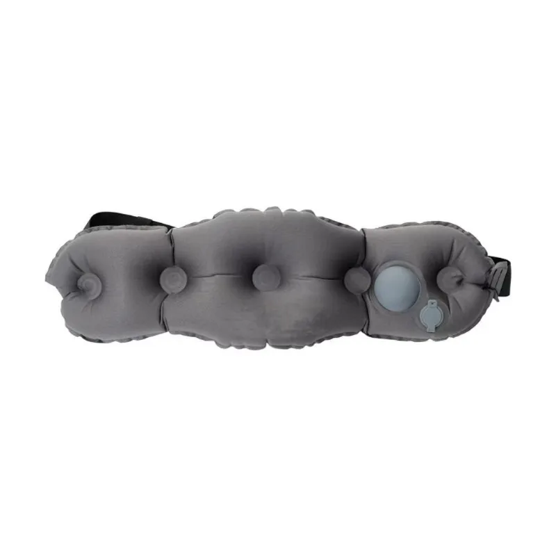 For Inflatable Headrest Portable Folding Storage Press TPU Inflatable Backrest Neck Pillow