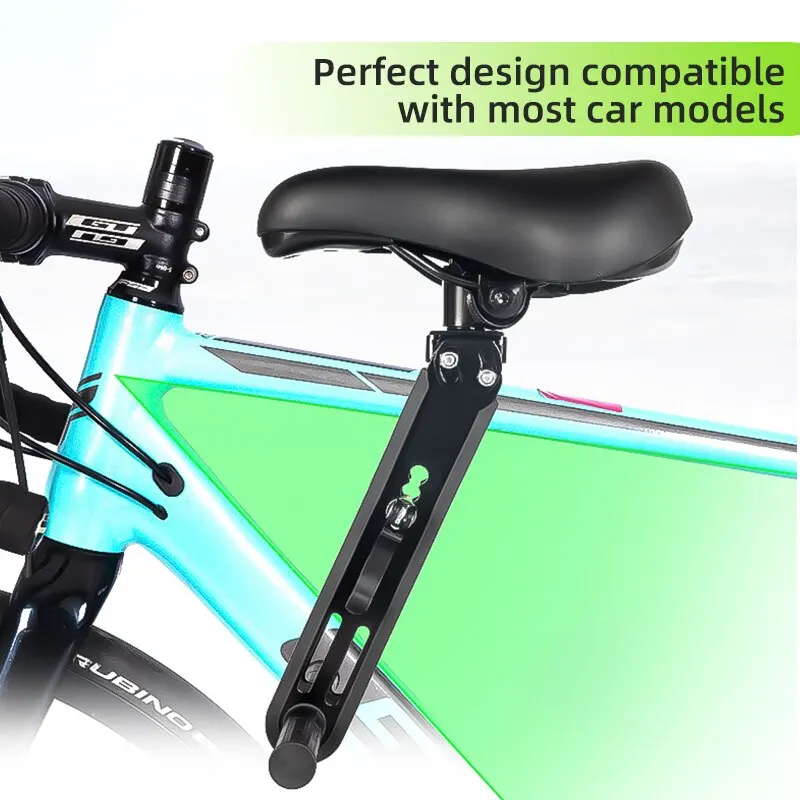 Bicycle Universal Adjustable Baby Seat Child Saddle Front Frame Safety Handlebar Quick Release Outdoor Parent-child with Pedals