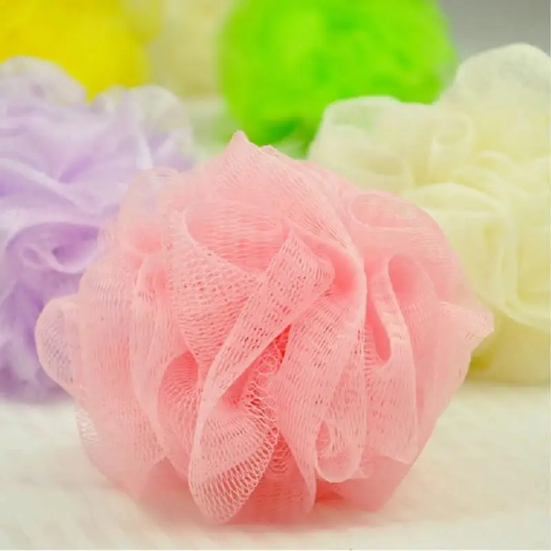 10/2Pcs Loofah Bath Ball Mesh Sponge Milk Shower Accessories Bathroom Supplies Bath Flower Super Soft Body Cleaning Mesh Brush