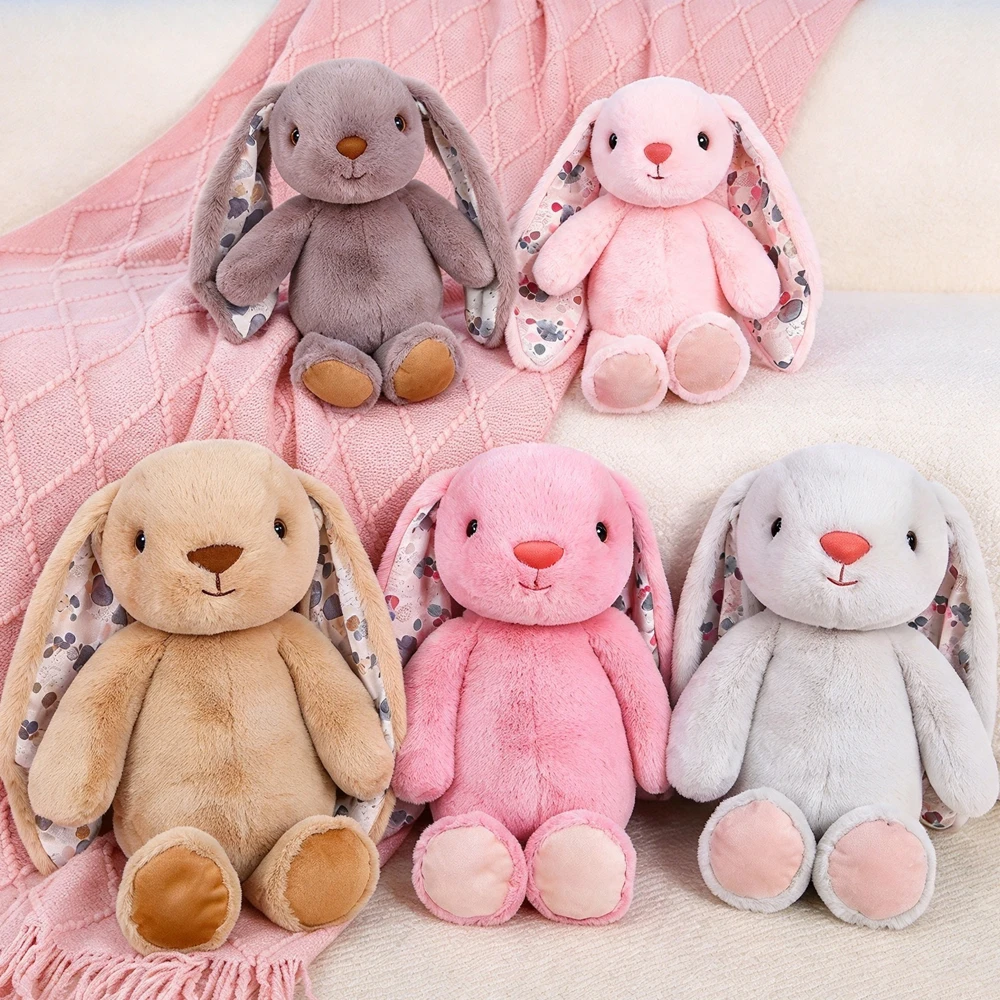 Spider Man Pattern Bunny Plush Toy Soft Stuffed Long Ear Rabbit Doll Cute Fluffy Companion Home Decor Halloween Gifts For Adults
