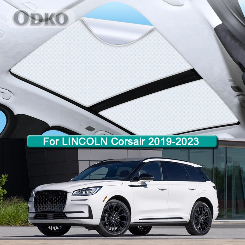 

Roof Sunshade For LINCOLN Corsair 2019-2022 2023 Car Electrostatic Adsorption Sunroof Sunshade Skylight Blind Shading Sticker