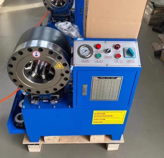 

​​Factory Automatic Hydraulic Hose Crimper Machine for 1/4" to 1" Pipes - Hose Crimping Tool for Excavator & Industrial Use​​