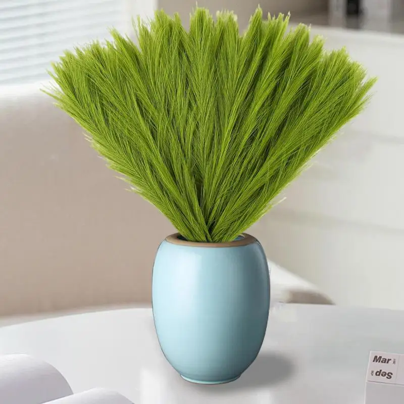 

30 pieces artificial plants modern decoration artificial pampas grass decoration reusable tabletop living room decoration