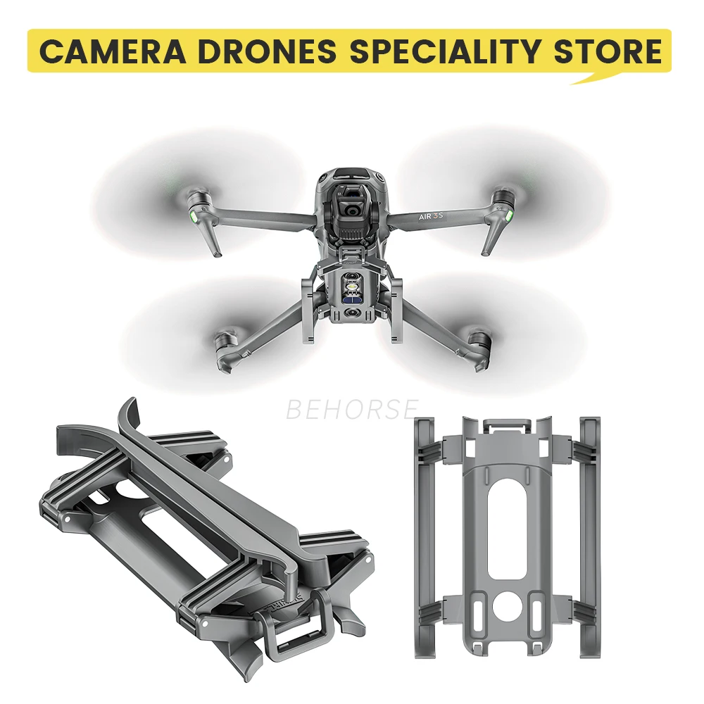 طوي الهبوط ل DJI الهواء 3S ملحقات حامي الساق للطي الهبوط الانزلاق ل DJI الهواء 3 ملحقات طائرة بدون طيار