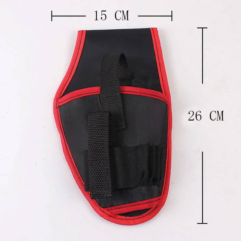 1pcs portable hot drill holder wireless canvas holst bag farbic tool for 12v drill waist tool bag