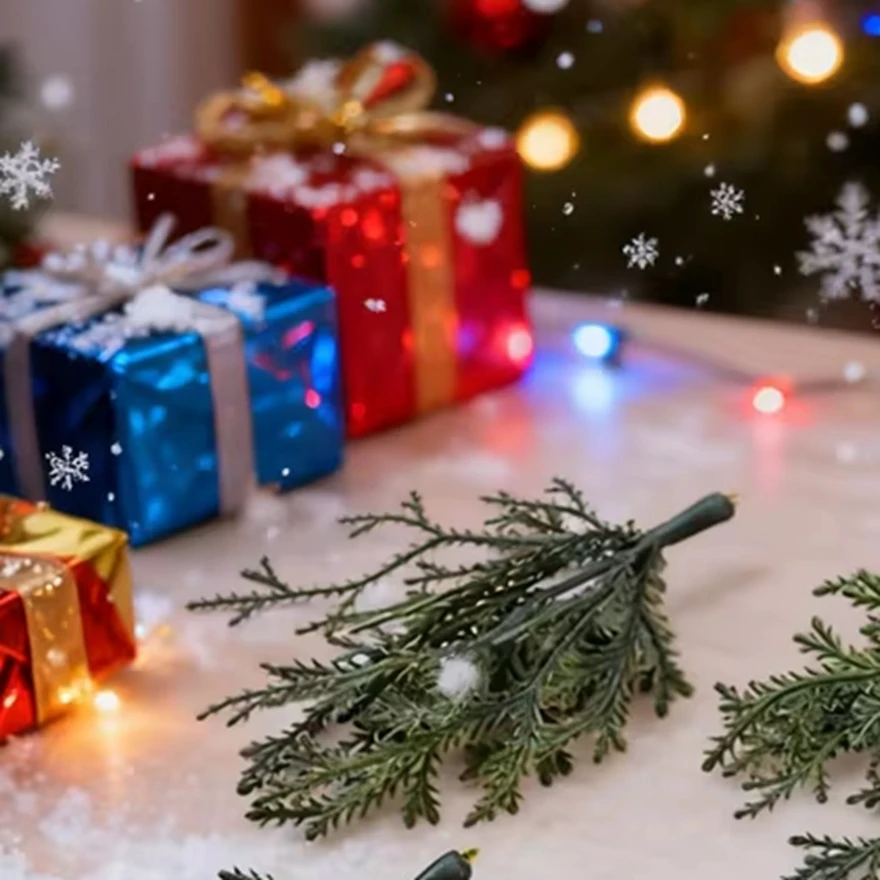 

30/60 Pieces Artificial Plants Home Rooms Decor Delicate Accessory Christmas Wreaths Scrapbook Wedding Bridal Artistic Ornaments