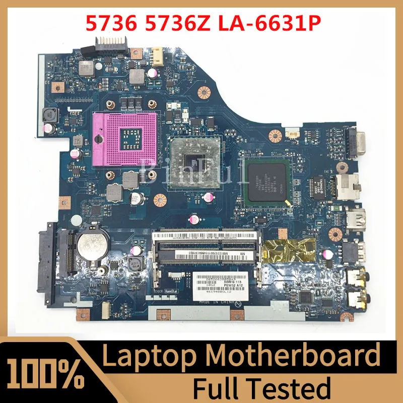 

PEW72 LA-6631P Mainboard For Acer Aspire 5336 5736 5736Z Laptop Motherboard DDR3 100% Full Tested Working Well