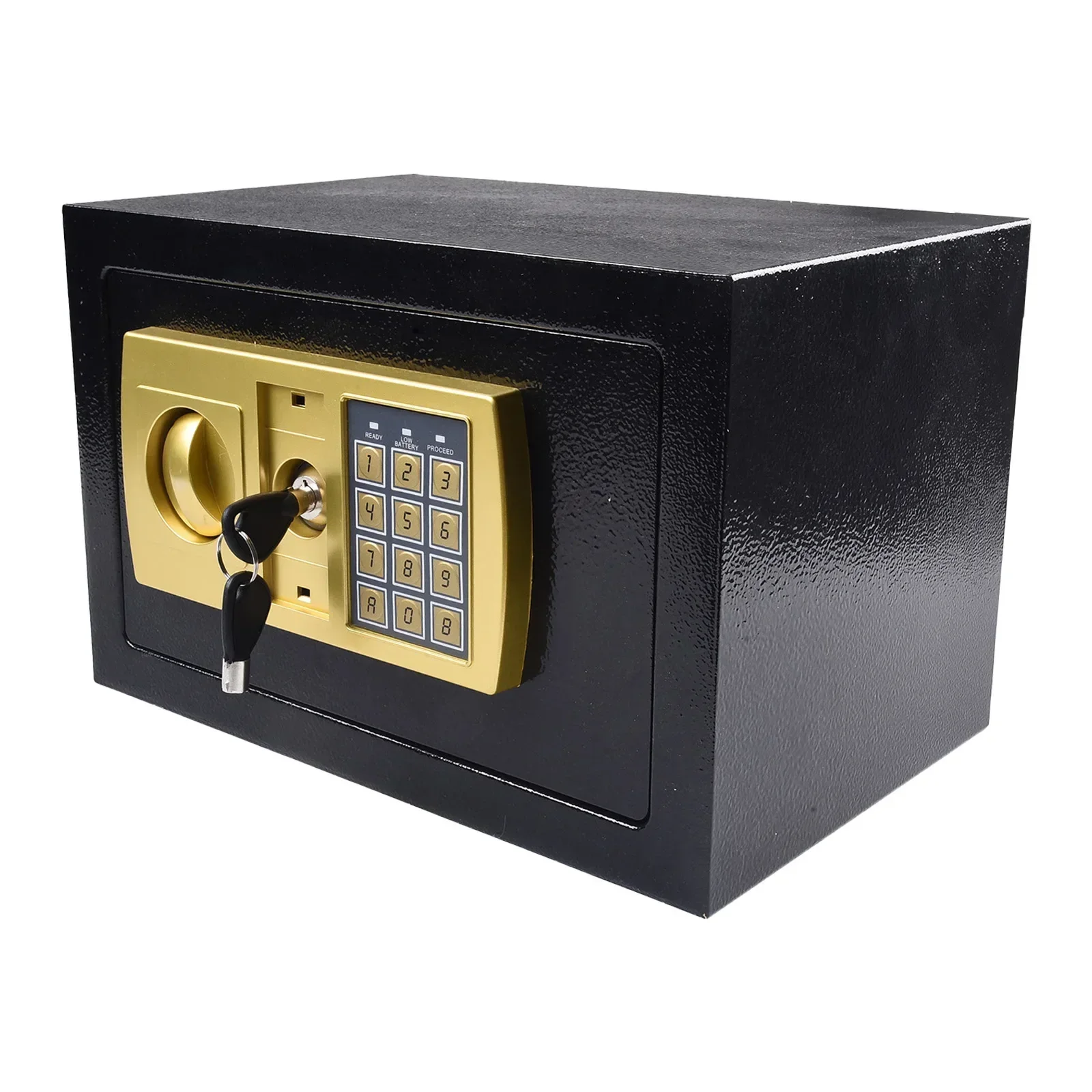 1 Pc Safe Box Small Fireproof Lockbox Money Box Numeric Black Household Keypad Password Piggy Bank Safe Savings