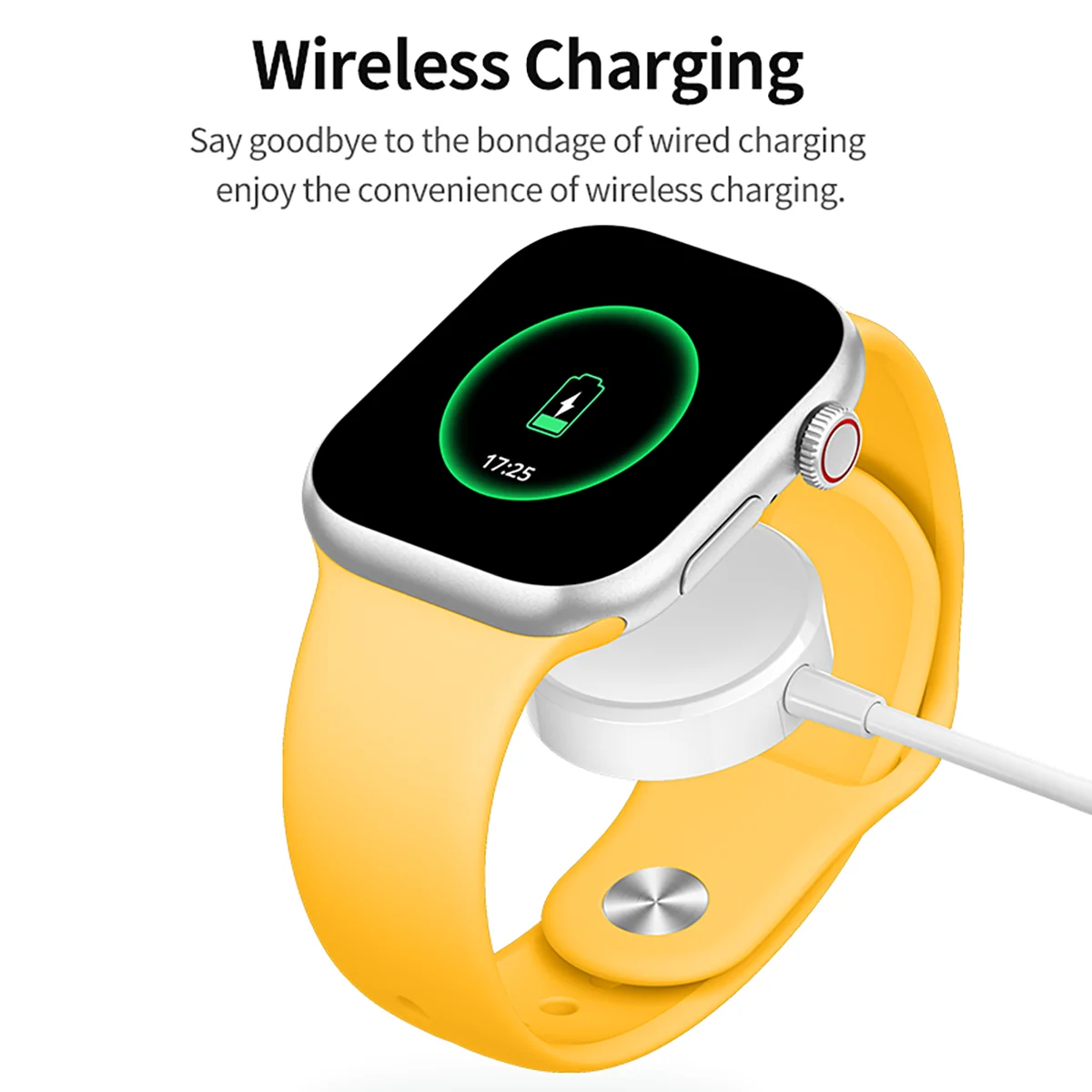 Square Screen Smartwatch,Buletooth Call/Notifications,Heart Rate/SpO2 Monitor,IP65,Wireless Charging,10 Sport Modes Couple Watch