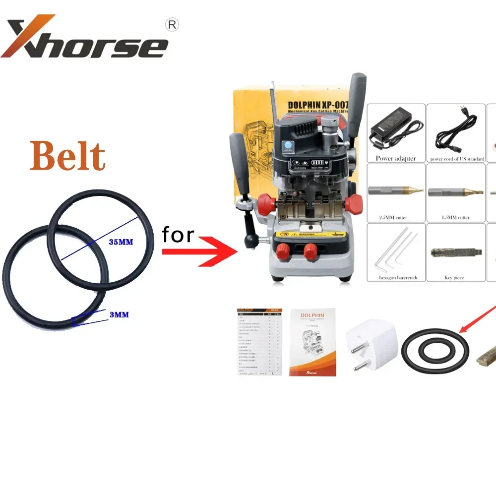Original Belt For VVDI XHORSE XP007 Key Cutting Machines Accessories Replacement