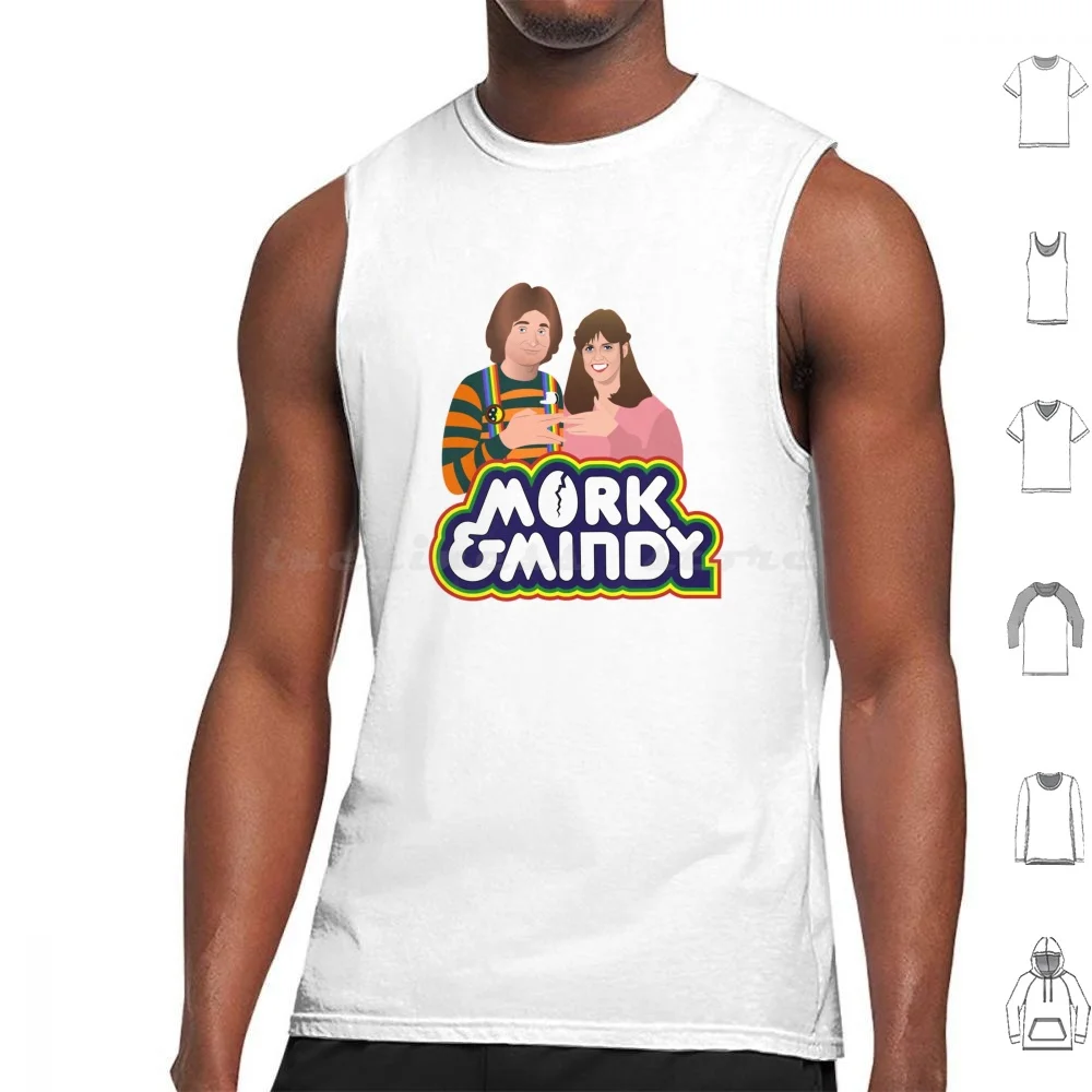 Mork And Mindy Tank Tops Print Cotton Mork And Mindy Mork Mindy Mork From Ork Planet Ork Extraterrestrial Robin