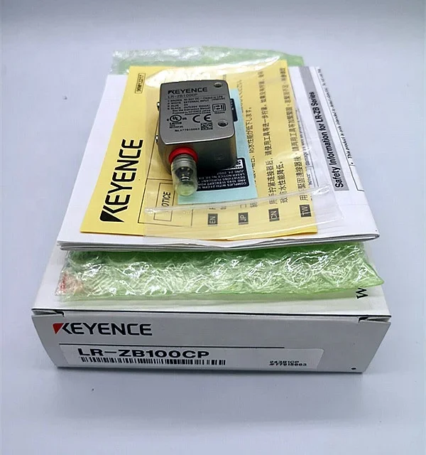 

KEYENCE LR-ZB100CP Self-contained CMOS La-ser Sensor Rectangular w/ M8 connector Type, 100 mm New original