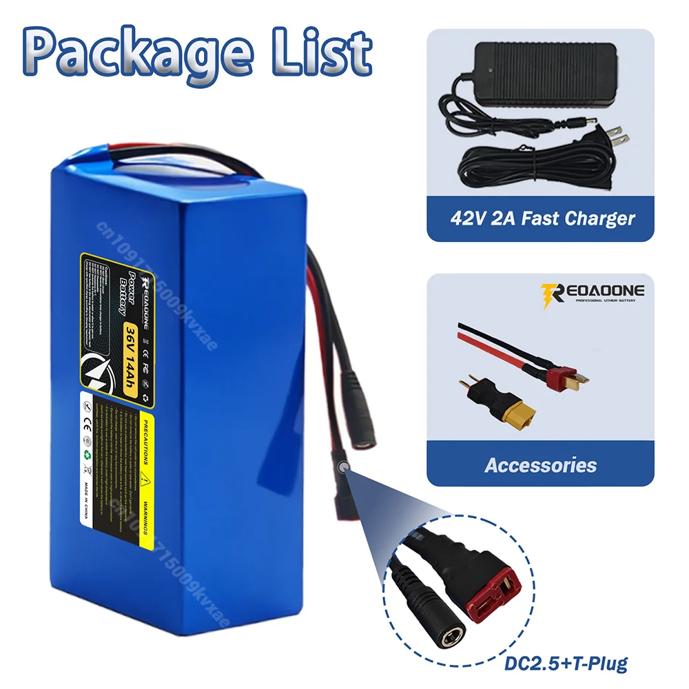 36V 20Ah Long Range Electric Bike Battery with 30A BMS Reliable Lithium Pack for Scooter Tricycle Motorcycle Includes