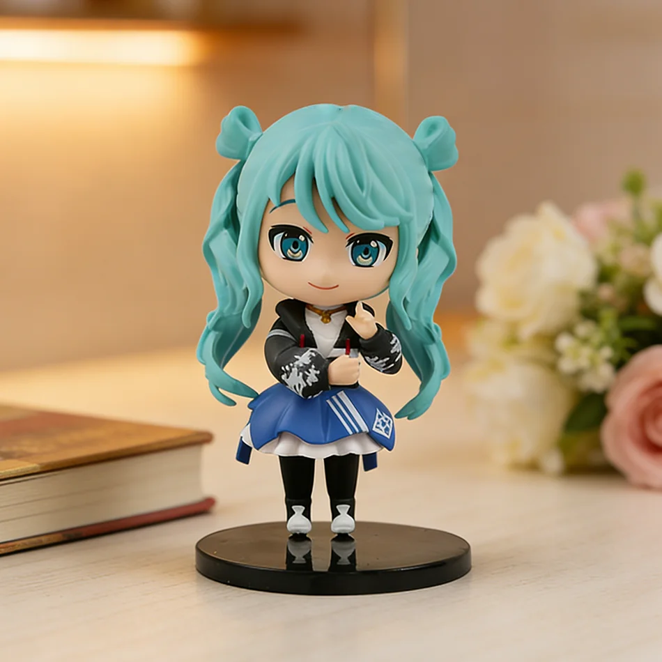 SS Neu Heißer Verkauf 6 Stück/Set Anime Neue Miku Figur Mini-Charakter-Ornamente Kawaii Hatsune Tischdekoration für Zuhause Erwachsenen-Spielzeug Kindergeschenk – Detail 7