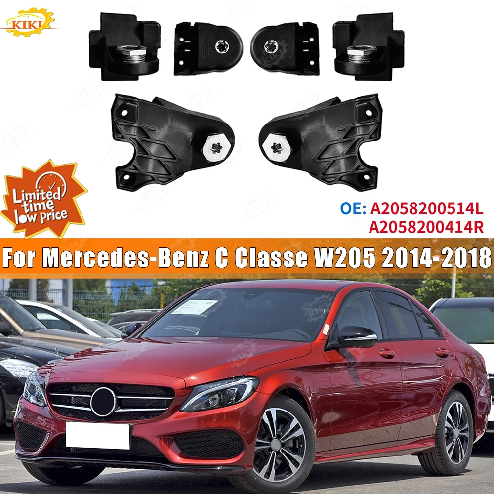 

Headlight RS Bracket Fit For Mercedes-Benz C Classe W205 2014-2018 Car Headlight Repair Kit Bracket A2058200514 A2058200414