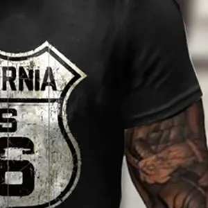 Vintage Herren-T-Shirt in 3D, Amerikaner, Plus Size, Hip-Hop, Persönlichkeit, 66 projizierte, tägliche Freizeitkleidung, neu, 2023 8 Hauptverkäufe 3D -Shirt - №7