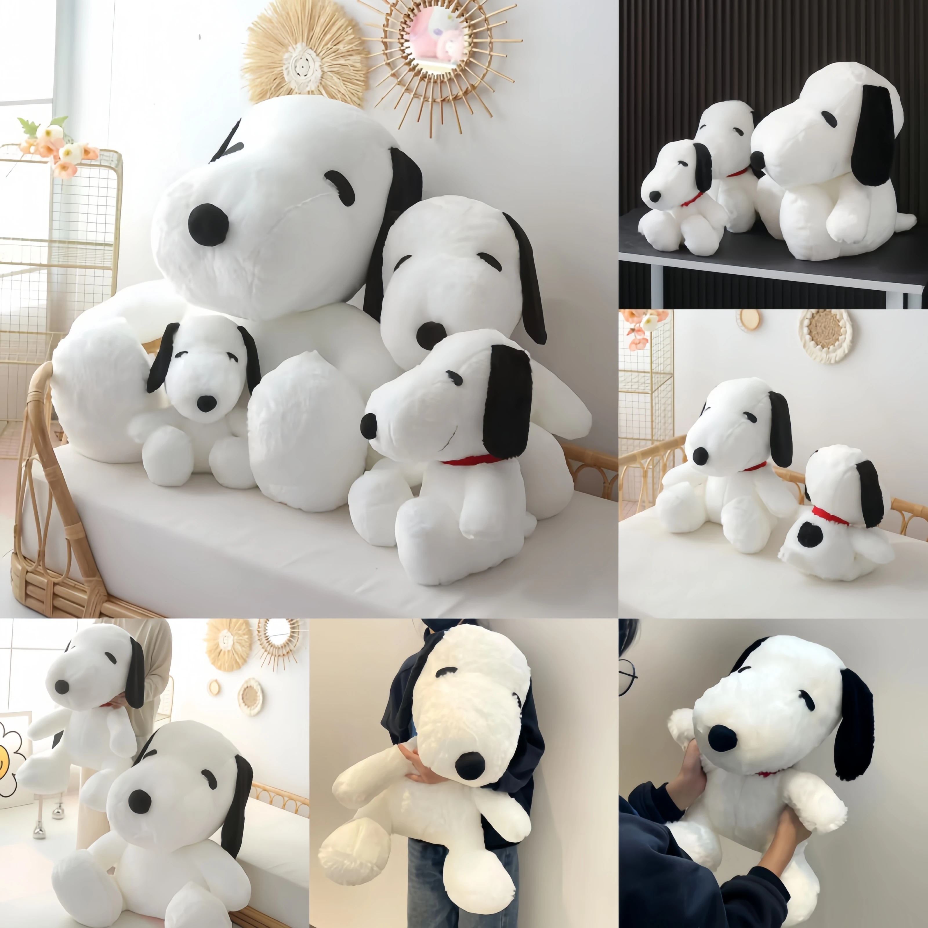 

Kawaii 40/60 см Snoopy плюшевые игрушки Snoopy мягкая кукла животное белая собака плюшевая игрушка подушка диван-кровать декор комнаты подарки девушка