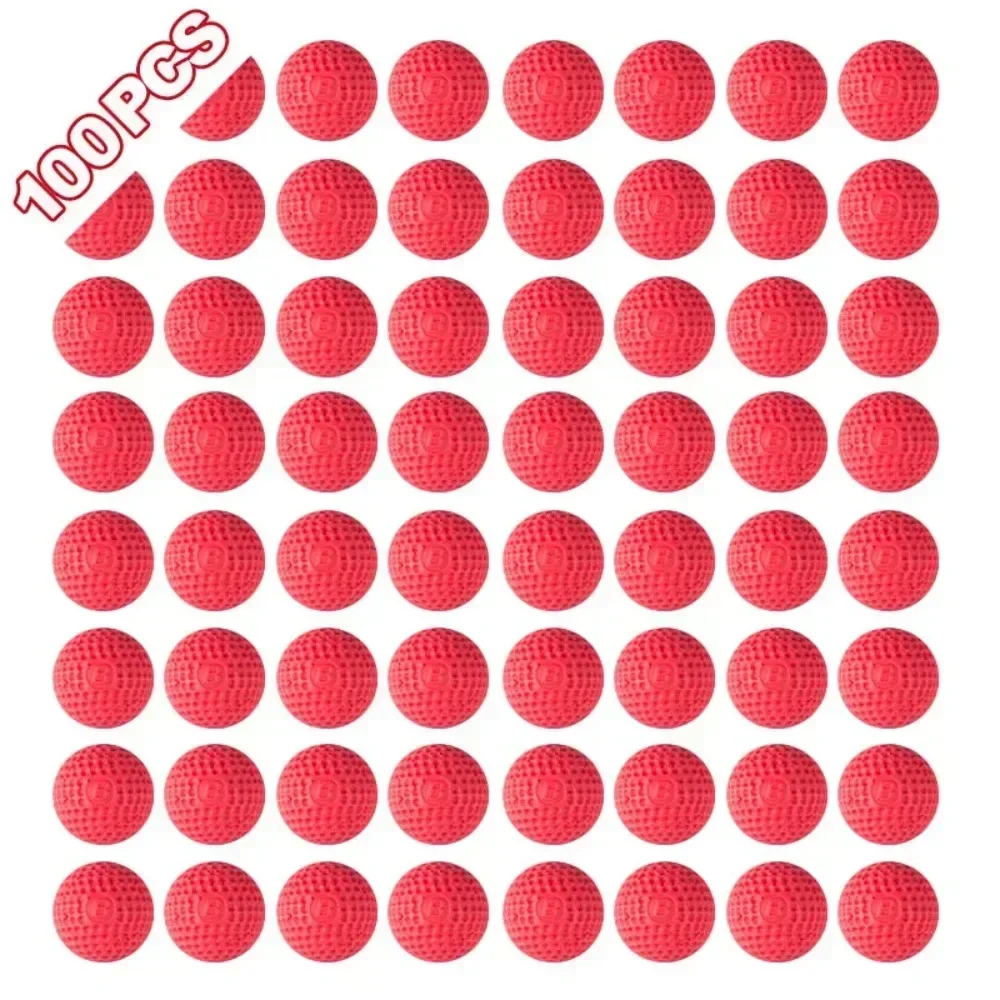 

100 7Rounds Soft Foam Apollo Refill Ammo Ball Bullets for Rival Nerf Series Toy Gun Outdoor Improving Practice Bullets Kids Gift