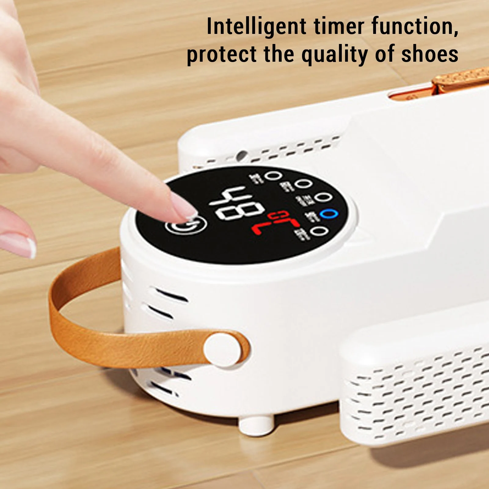 Electric Shoe Dryer with Timer Efficient Versatile 4 Legged Foldable Boot Dryer for Sneakers Leather Shoes Boots