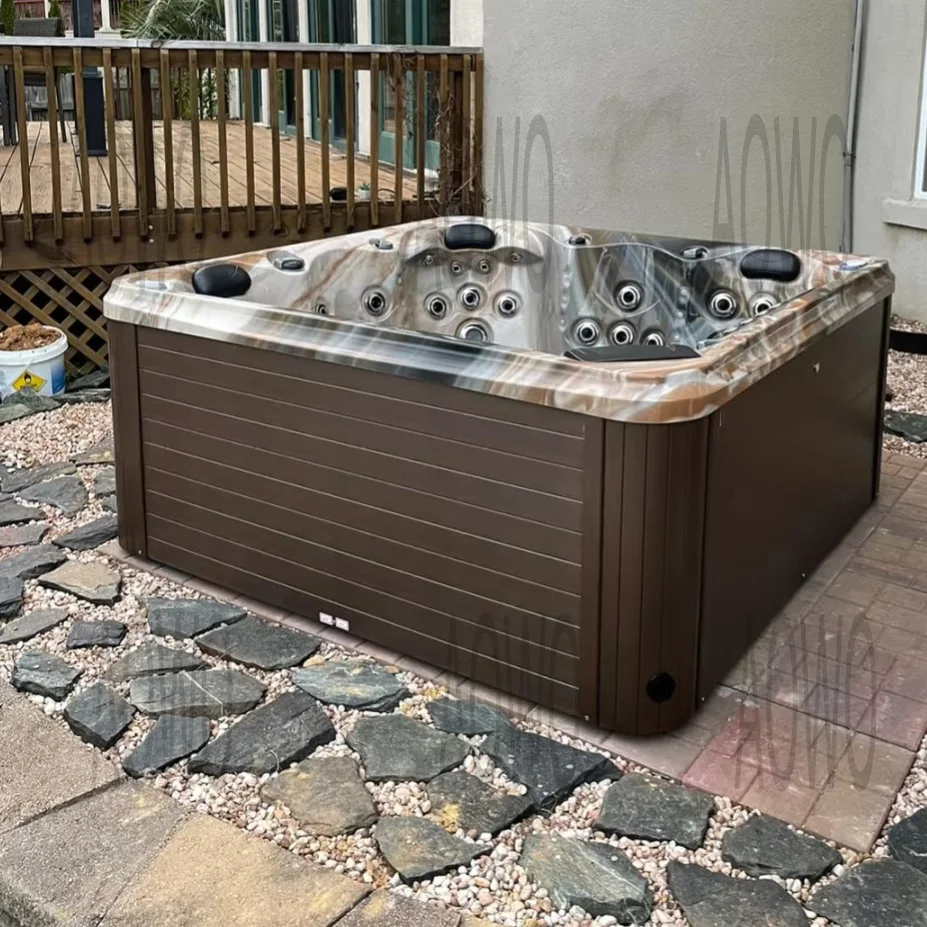 Outdoor Jacuzziis With Hot Tub Hot Tube Outdoor Spa Bathtub Black Jet Bath Spa whirlpool Bathtub Jacuzziss Outdoor Spa