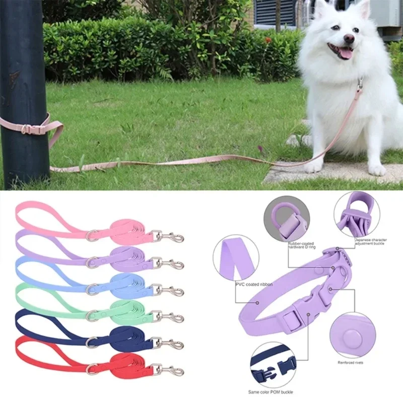 Macaron Color Cute Pet Cat Collar, Elastic Webbing Cat Collar Adjustable PVC Color Small Collar with Bells for Puppies and Cats