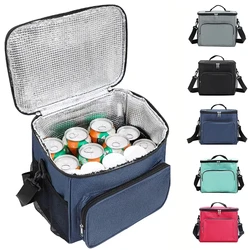 Borsa per il pranzo portatile scatola termica per alimenti lunchbox per ufficio impermeabile durevole con custodia isolata con tracolla regolabile. ZMT