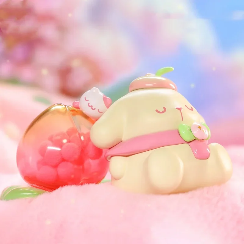 Sanrio Vitality Peach Series Blind Box Cute Girl Heart Honey Peach Kulomipacha Jade Guigou Handmade Model Decoration Birthday Gi