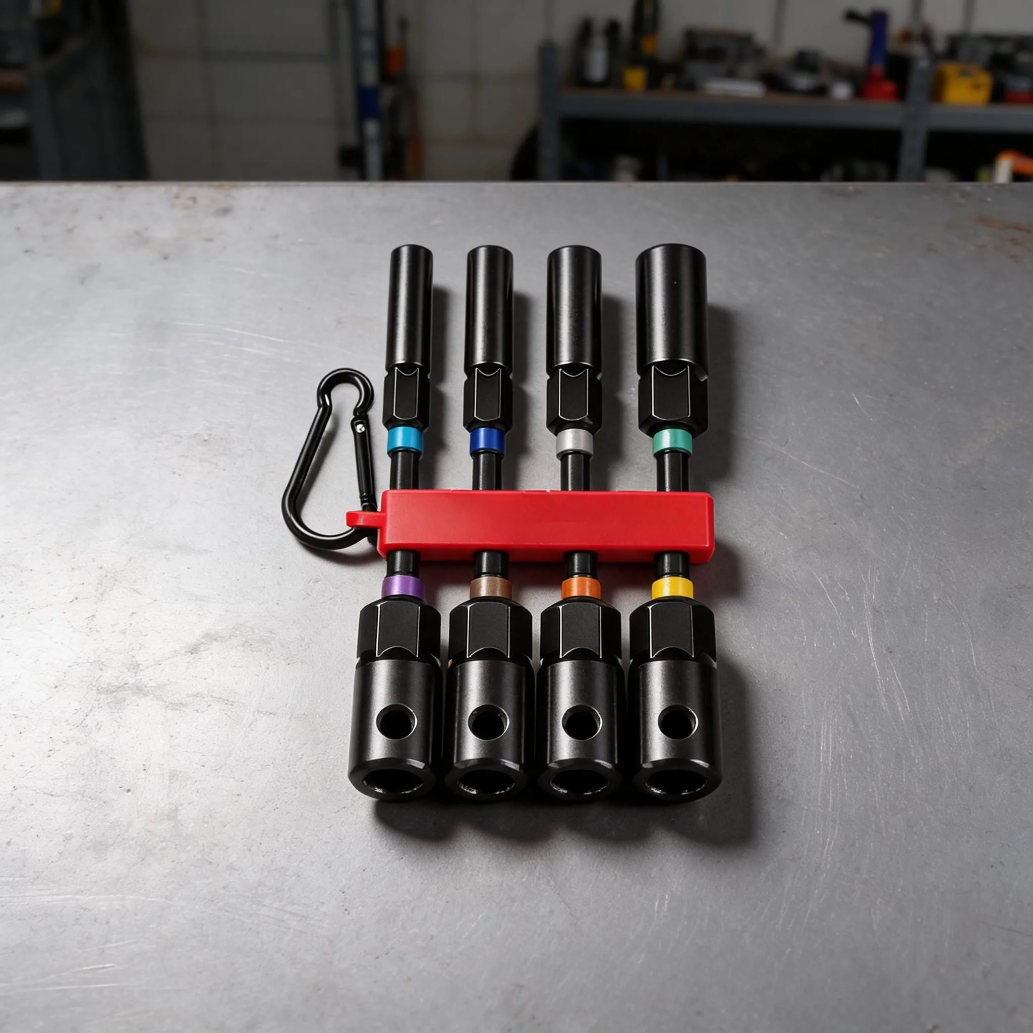 8pcs Extended Deep Socket Set 5.5-19mm Power Nut Driver Drill Bit Set 1/4 Inch Hex Shank Socket Adapter For Electric Screwdriver