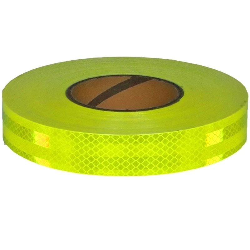 Acrylicr Reflective Adhesive Tape Fluorescent Warning Sticker Safety Caution Road Warning 3CM