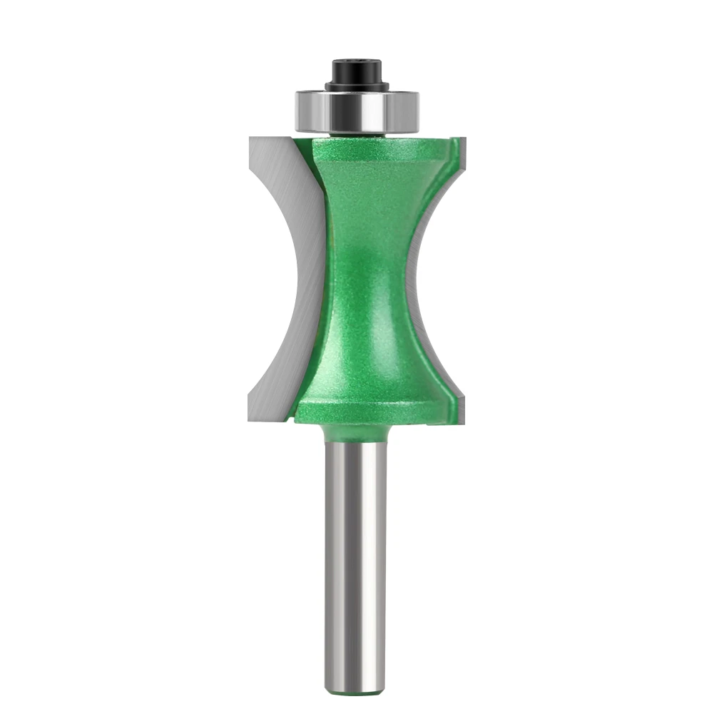 Imagem -05 - Convexa Afiação Bits para Madeira End Mill Ferramenta de Carpintaria Fresa mm Shank Meio Bit Redondo Industrial Grade 1pc