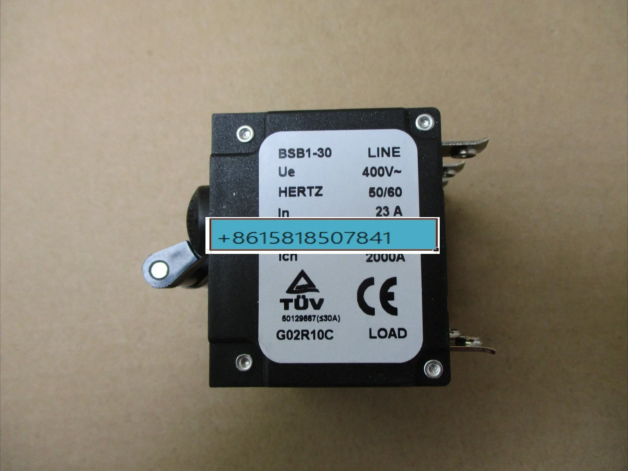 

8A 10A 12A14.5A15 16A20A 23A30A35A40A50A Трехфазный автоматический выключатель с воздушным открытием мощности