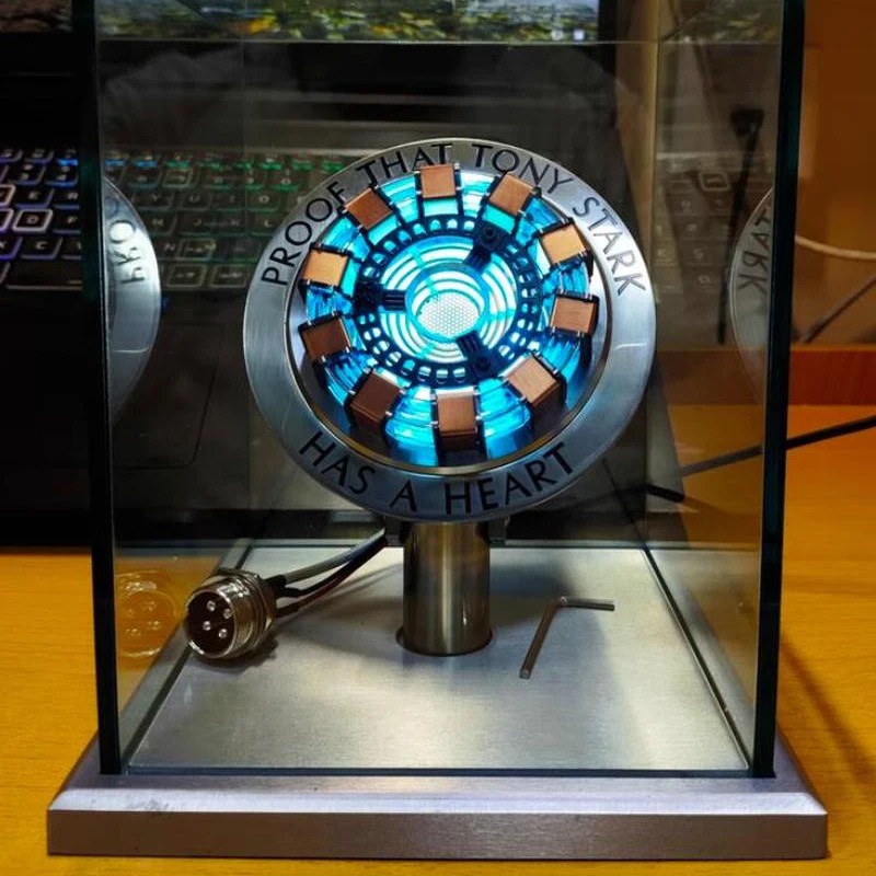 

Реактор Arc Iron Man Mk1 Mk2 от Tony Stark, Сердце Марка, Фигурка Авенджера, Светильник, Лампа в виде груди супергероя 1:1, Рождественский подарок
