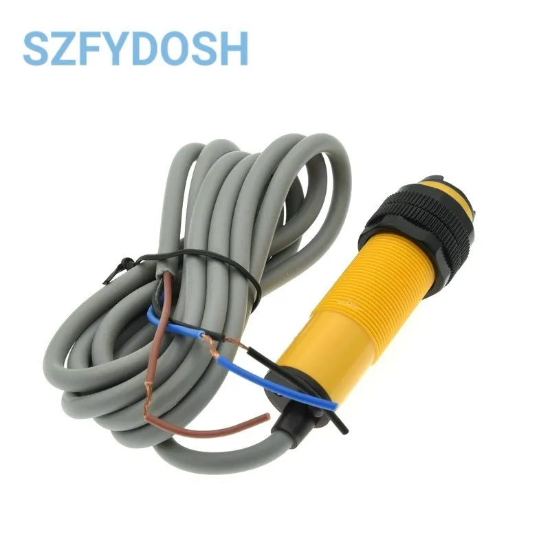 1 sztuk E18-D80NK DC 5V odblaskowe czujnik unikania przeszkód na podczerwień przełącznik elektryczny 3-80CM dla DIY