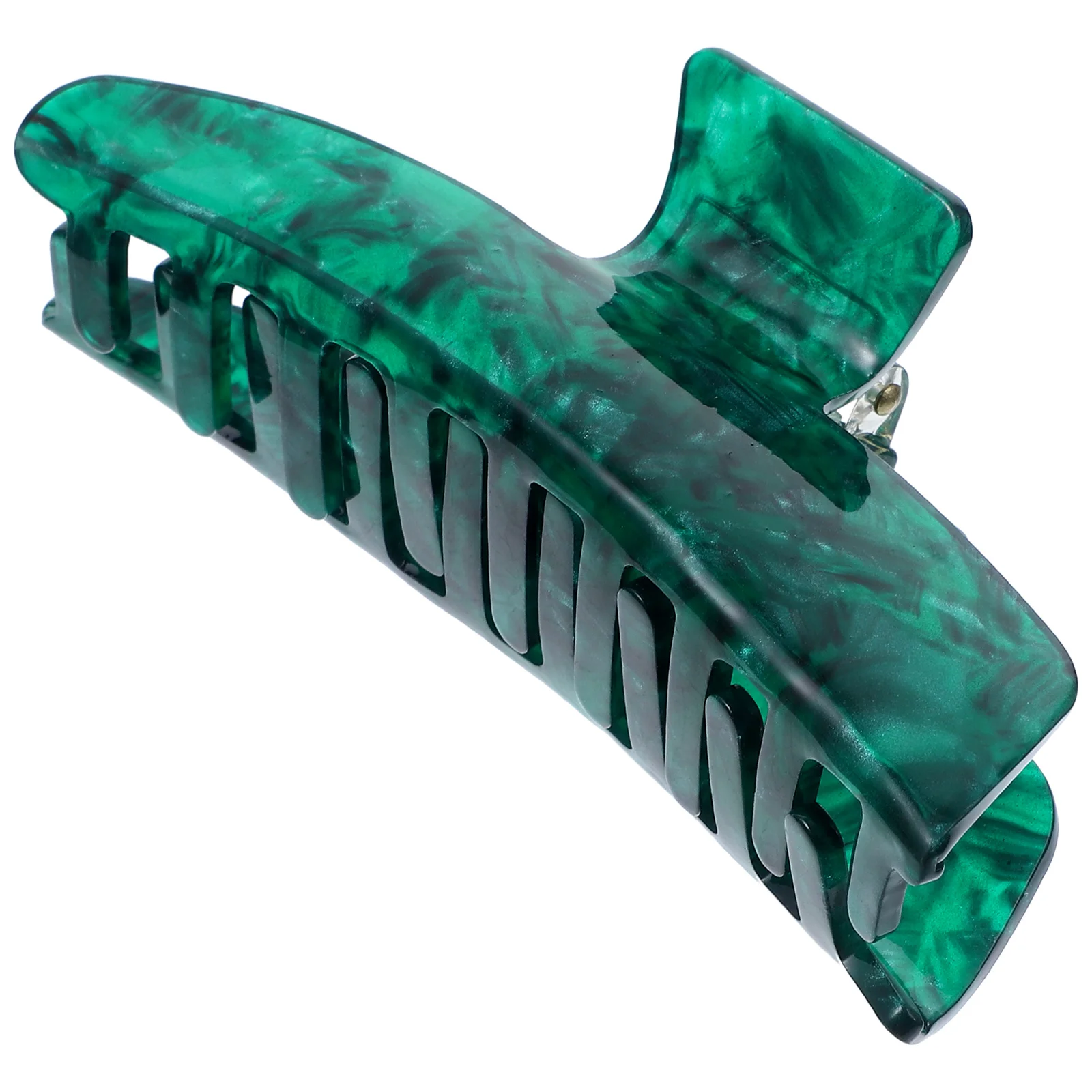 

French Claw Hair Clips Acetate Sheet Jaw Clips Dark Green Styling Elegant Accessories Durable Hair Thick Normal Thin Types Easy