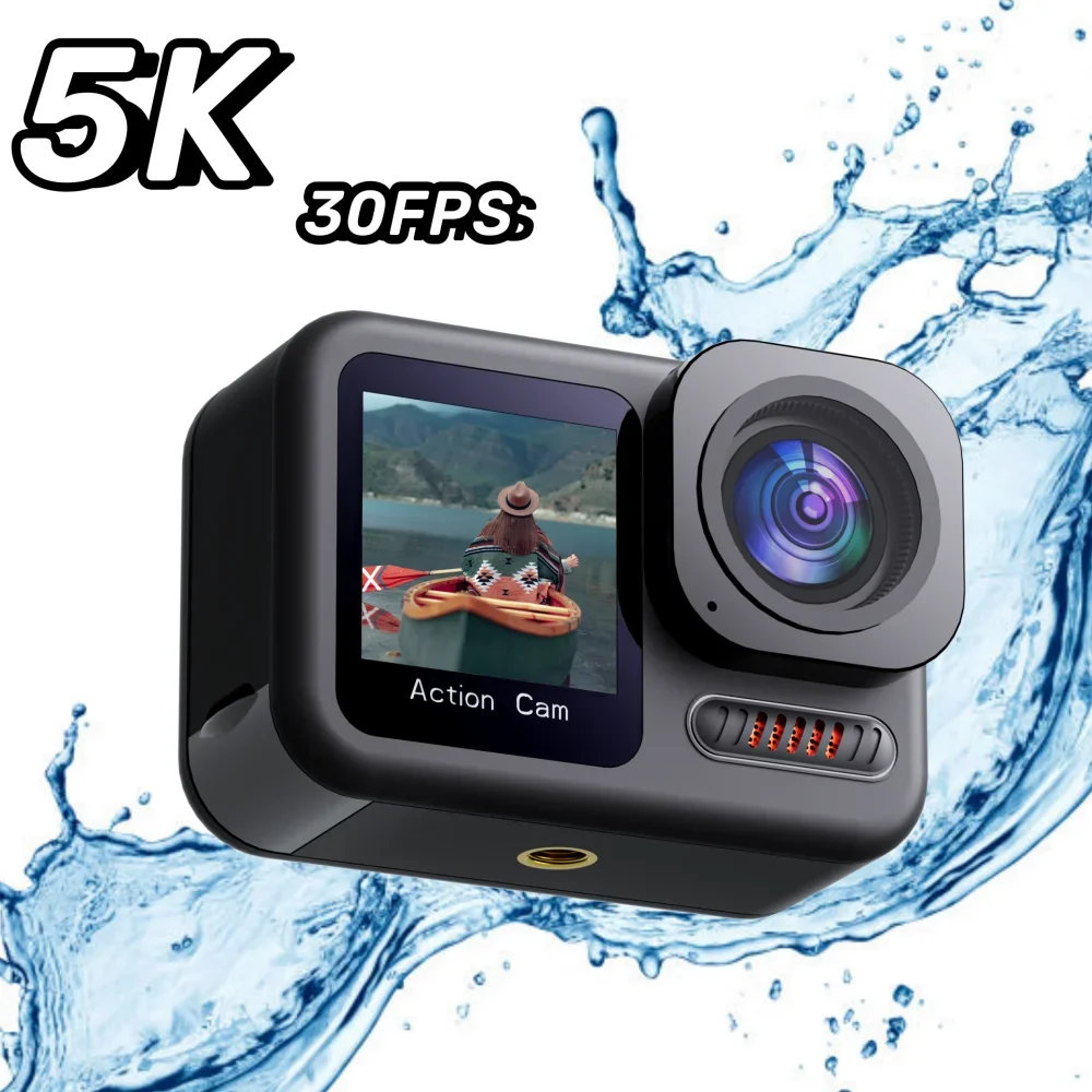 NEW arrived 5K HD sport came 30 FPS WiFi EIS Outdoor sports DV EIS Dual Screen Touch Body Waterproof go pro Action came