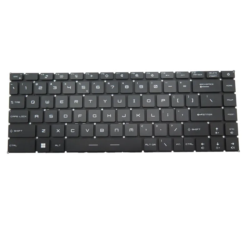 Laptop Per Key RGB Backlit Keyboard For MSI Raider GE67 HX 12UH 12UGS English US Black New