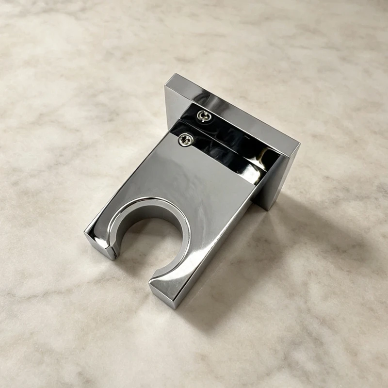Brass Chrome Hand Shower Sprayer Holder Wall Mount Bracket Replacement for Bathroom Shower