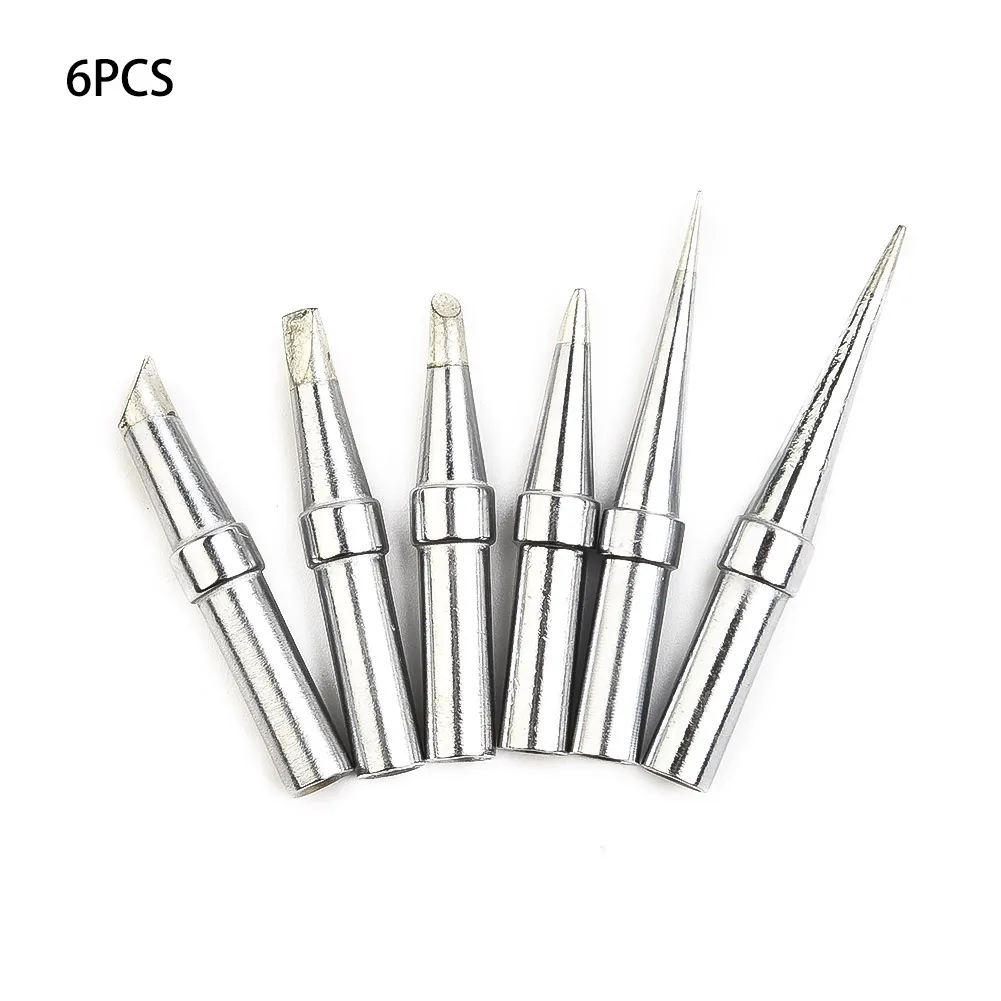 

6pcs/set Soldering Iron Tips For Weller WE1010NA/WESD51 WES50/51 PES50/51 LR21 Series Solder Replacement ET Soldering Iron Tips