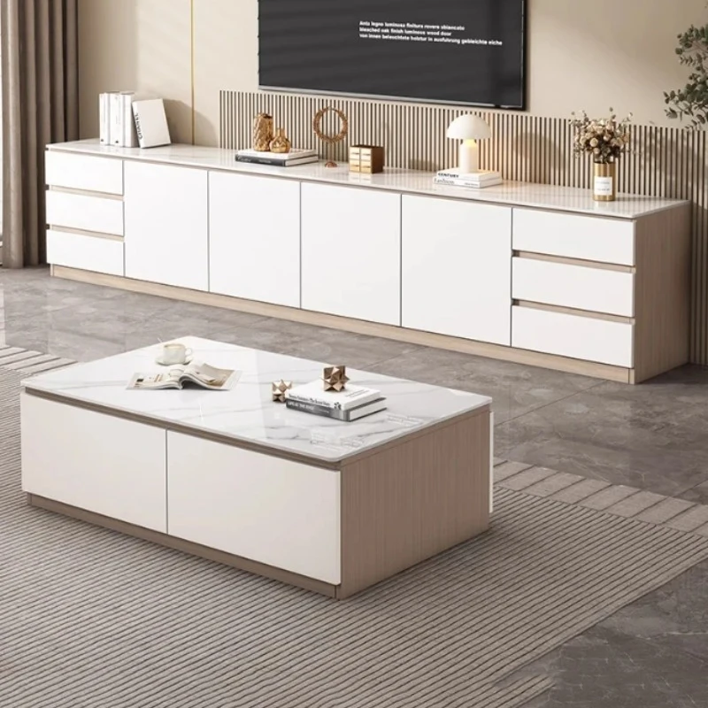 حامل تلفزيون فريد للحفلات مع أدراج، حامل تلفزيون جمالي فرنسي بسيط، أثاث داخلي احترافي أرشيفادوريس العصري #4